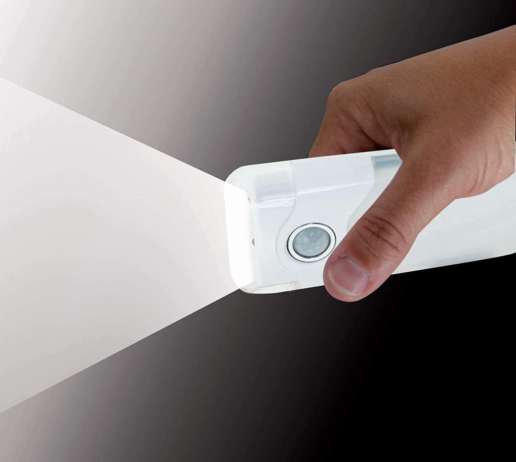 VELAMP - Lampe Torche LED Rechargeable Induction 3 en 1 - Veilleuse Prise Électrique avec Détecteur de Mouvements + Lampe Murale sans Fil Urgence Anti Coupures de Courant + Lampe de Poche Amovible