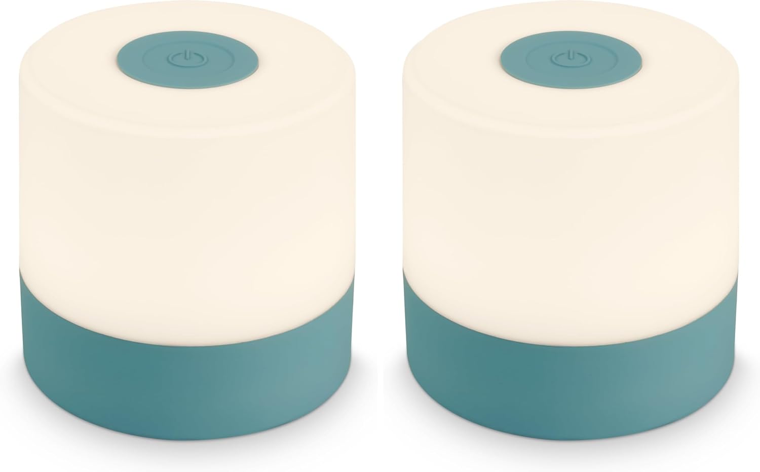 BRILONER - Mini lampe de table LED sans fil, Lampe de chevet à intensité variable Touch, Lampe de bureau, Lampe de lecture, Lampe de table extérieure & intérieure, Bleu