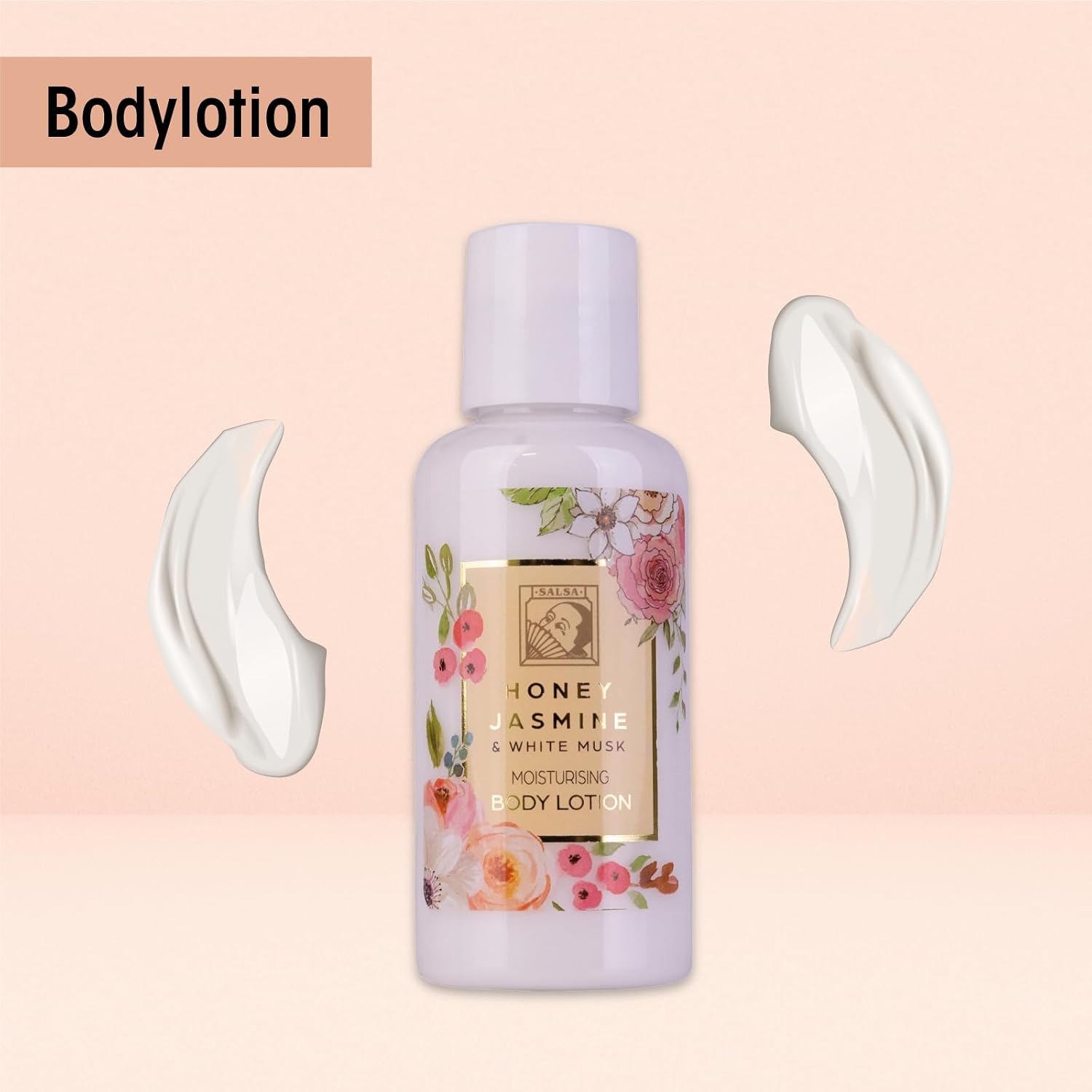 Accentra Set de soins douche pour femmes HONEY JASMINE - Gel douche et lotion dans une belle boîte cadeau - Idéal pour la Saint-Valentin, la Fête des mères & Noël