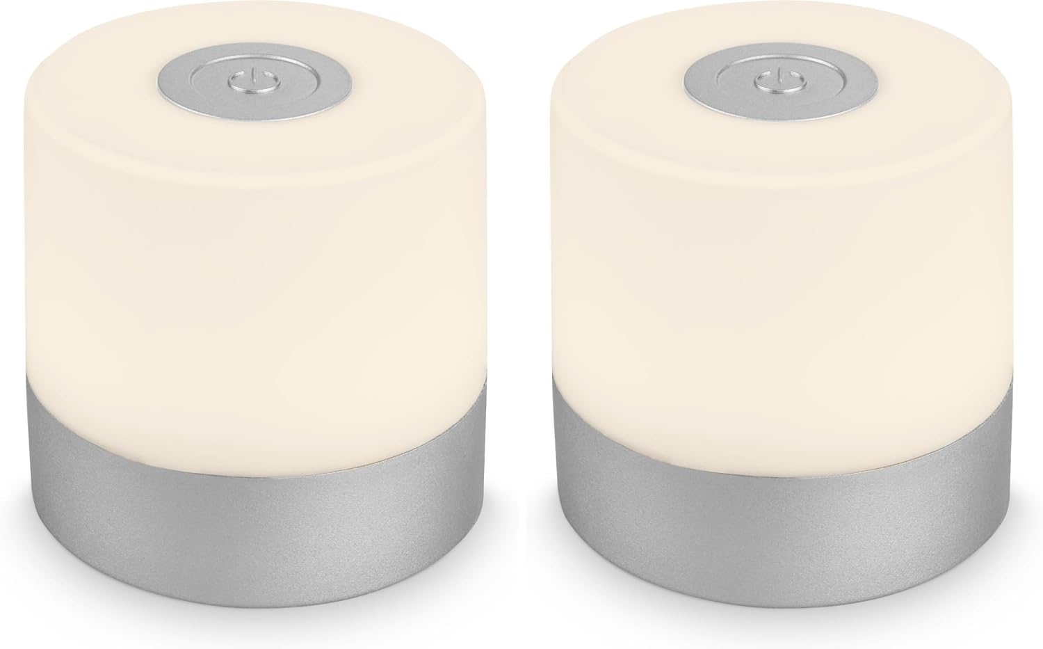 BRILONER - Mini lampe de table LED sans fil, Lampe de chevet à intensité variable Touch, Lampe de bureau, Lampe de lecture, Lampe de table extérieure & intérieure, Bleu