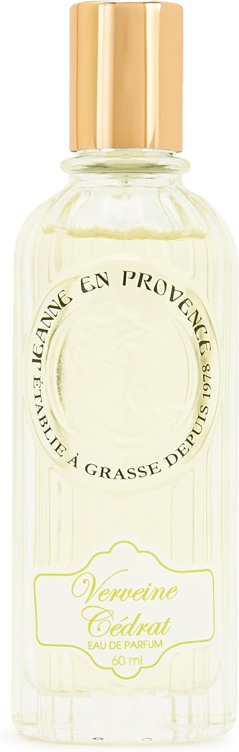 JEANNE EN PROVENCE - Coffret Verveine Beauté Pétillante - Eau de parfum 60ml + Crème mains 75ml + Savon solide 100g - 95% d'Ingrédients d'Origine Naturelle - Savon fabriqué en Provence - 100 gr
