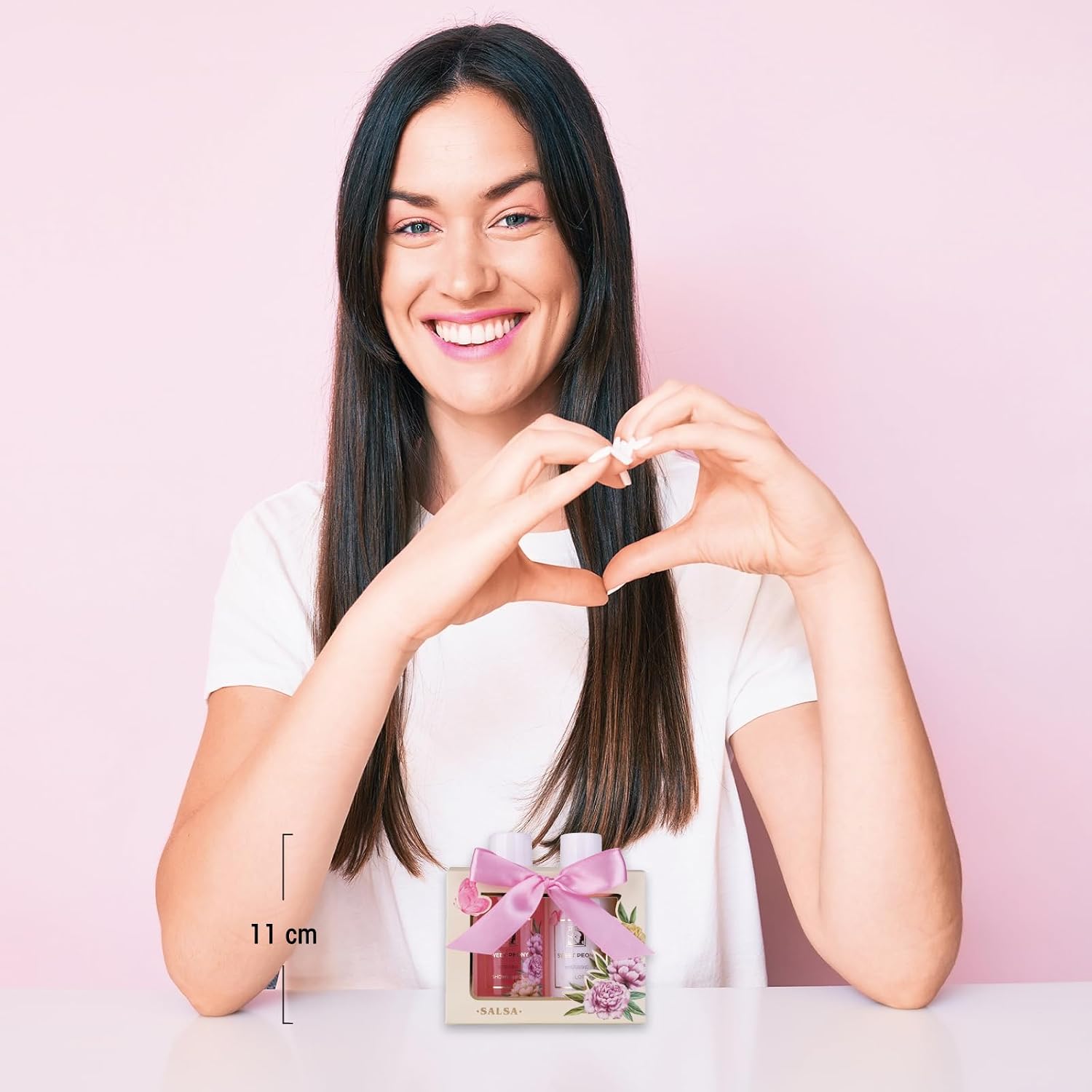 Accentra Set de soins douche pour femmes HONEY JASMINE - Gel douche et lotion dans une belle boîte cadeau - Idéal pour la Saint-Valentin, la Fête des mères & Noël