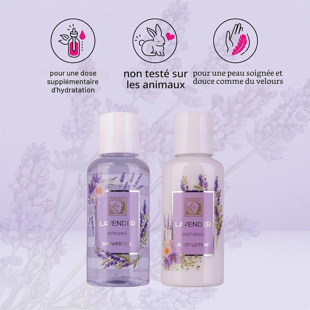 Accentra Set de soins douche pour femmes HONEY JASMINE - Gel douche et lotion dans une belle boîte cadeau - Idéal pour la Saint-Valentin, la Fête des mères & Noël