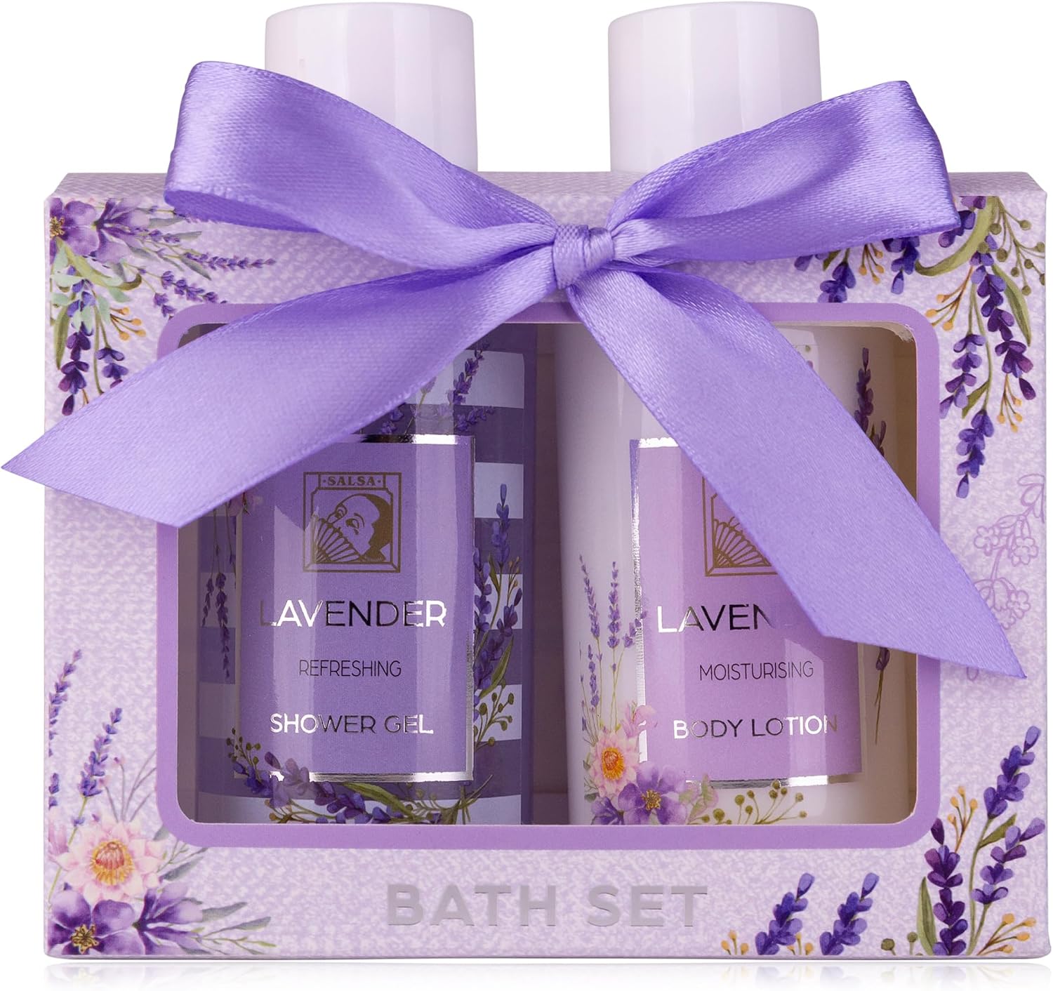Accentra Set de soins douche pour femmes HONEY JASMINE - Gel douche et lotion dans une belle boîte cadeau - Idéal pour la Saint-Valentin, la Fête des mères & Noël