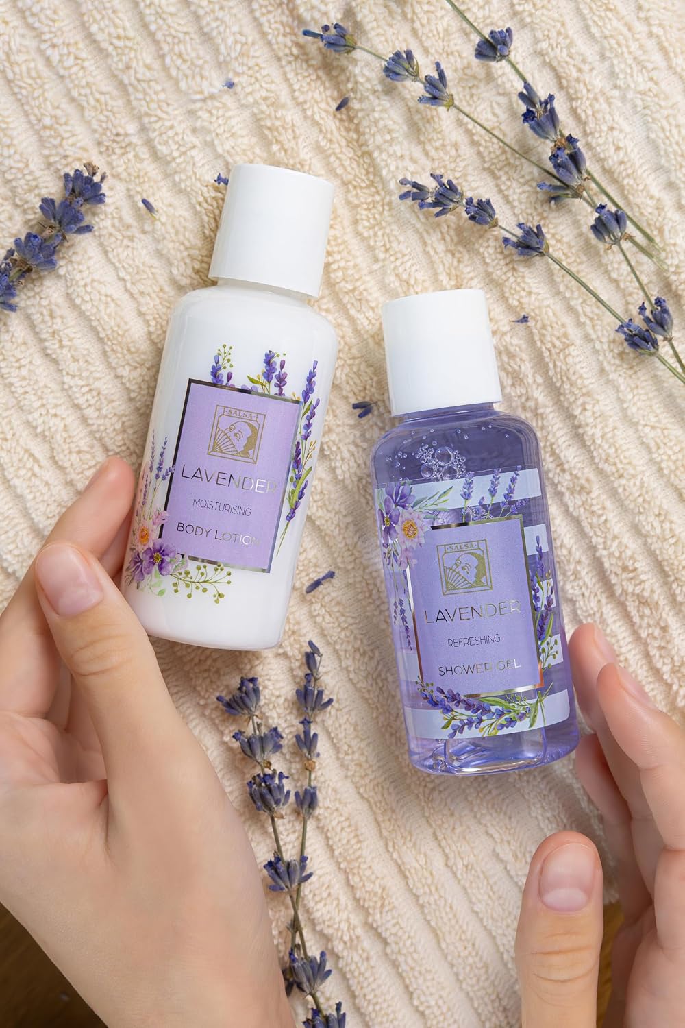 Accentra Set de soins douche pour femmes HONEY JASMINE - Gel douche et lotion dans une belle boîte cadeau - Idéal pour la Saint-Valentin, la Fête des mères & Noël