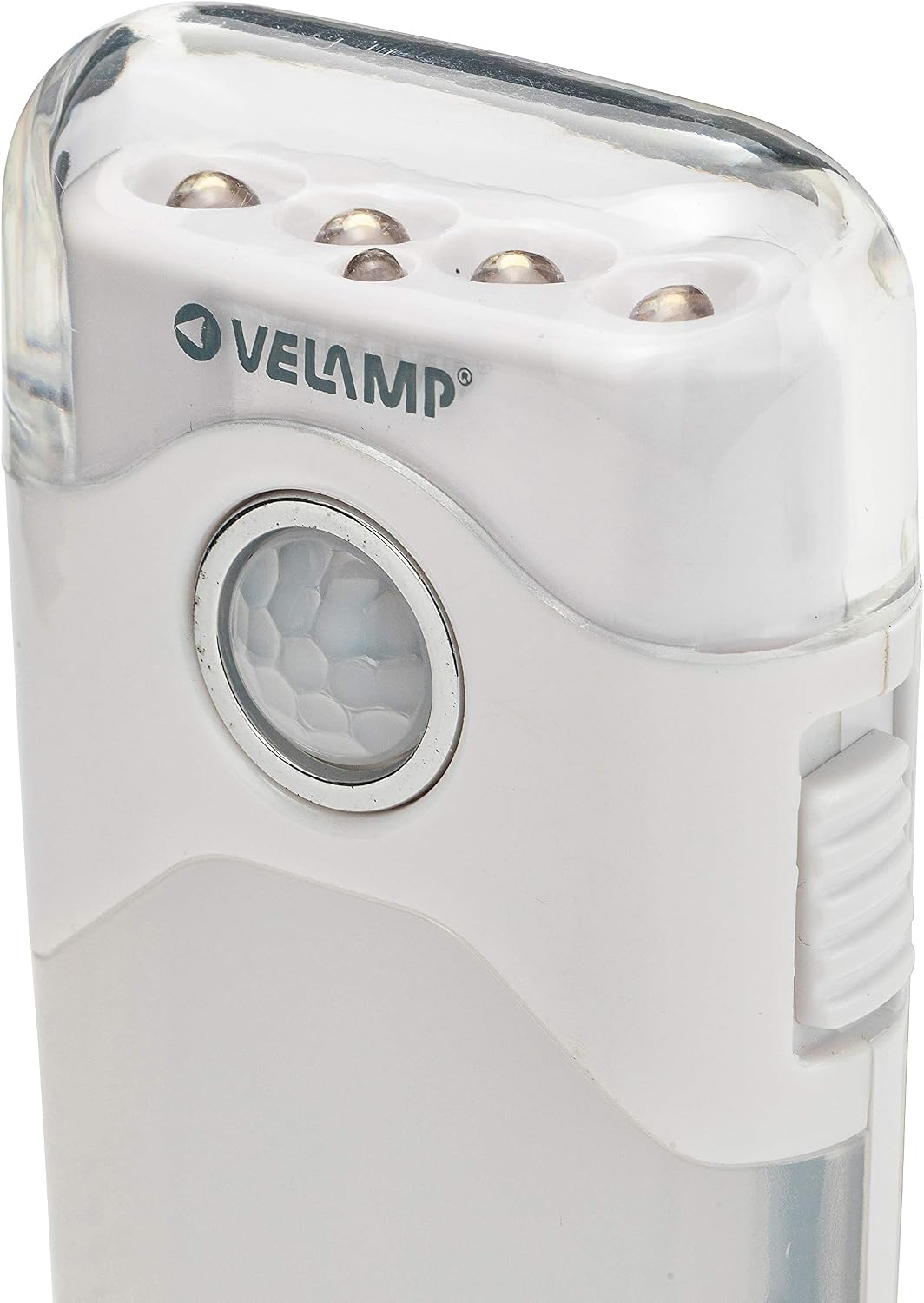 VELAMP - Lampe Torche LED Rechargeable Induction 3 en 1 - Veilleuse Prise Électrique avec Détecteur de Mouvements + Lampe Murale sans Fil Urgence Anti Coupures de Courant + Lampe de Poche Amovible